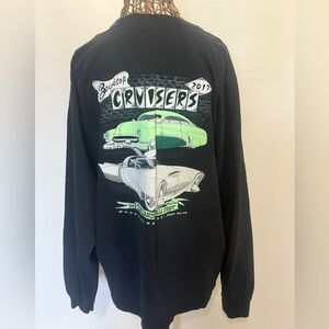 Source Unknown Graphic Crewneck Sweater - Black and Green